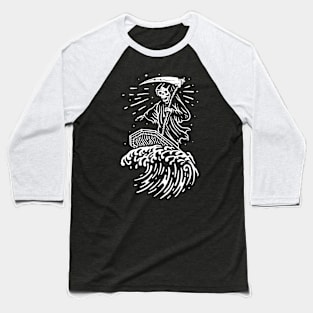 Grim Surfer Baseball T-Shirt